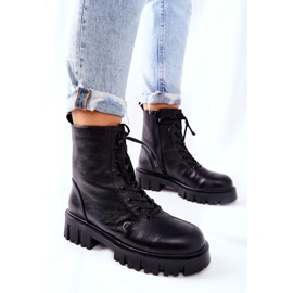 Lavoratori in pelle calda con un rene Big Star II274430 Nero 1