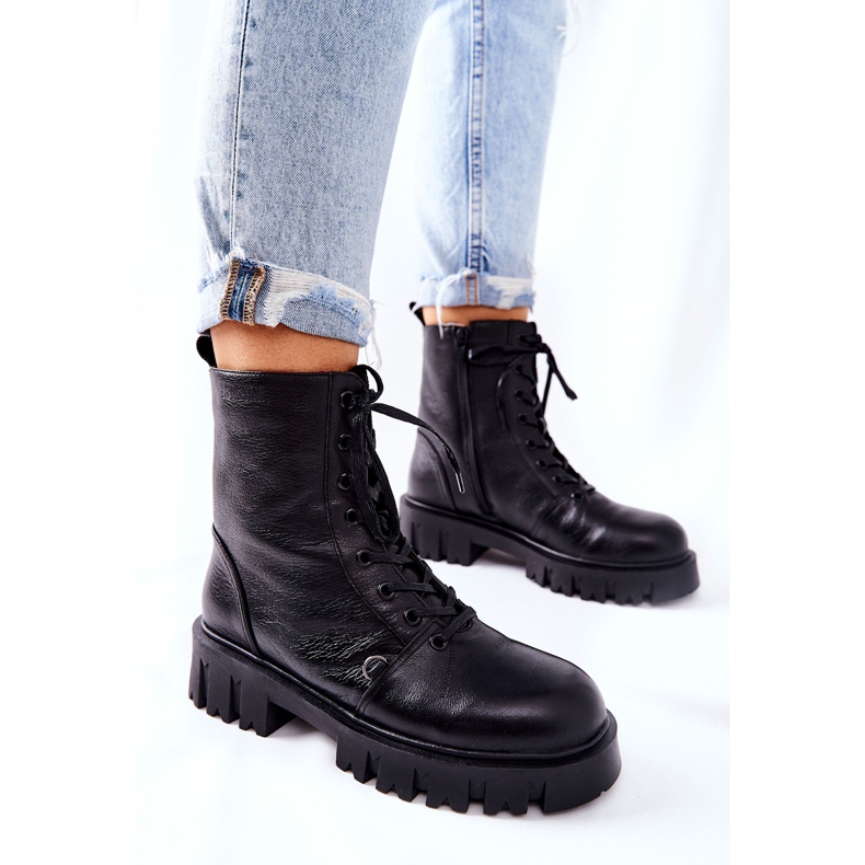 Lavoratori in pelle calda con un rene Big Star II274430 Nero 1