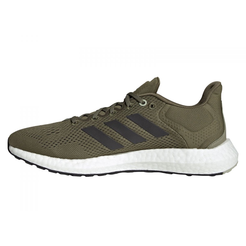 Adidas Pureboost 21 M GY5101 scarpe da corsa nero verde 1