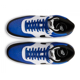 Nike Court Vision Mid Nba M DM1186-400 bianco nero blu 2