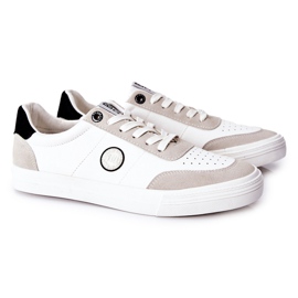 Sneakers Uomo Pelle Big Star II174009 Bianco-Beige bianca 1