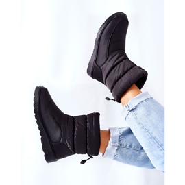 Vinceza Stivali da neve slip-on alti neri di Cathy nero 2