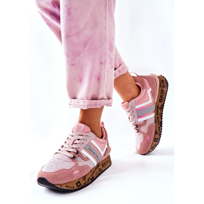 Scarpe sportive da donna Big Star II274298 Rosa 1