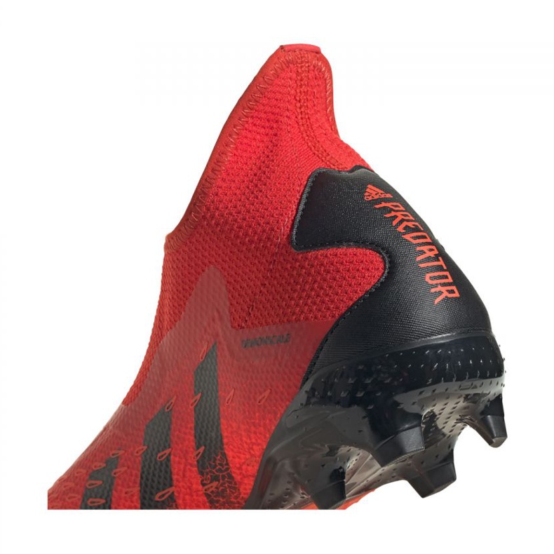 Scarpe da calcio Adidas Predator Freak.3 Ll Fg M FY6295 rosso rosso 2