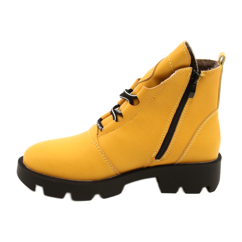 Stivali Gialli Sergio Leone BT740 nero giallo 1