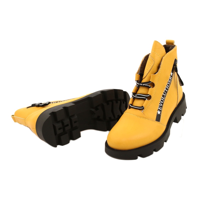Stivali Gialli Sergio Leone BT740 nero giallo 3