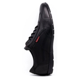 Olivier Scarpe casual da uomo in pelle 7097DT nere nero 2