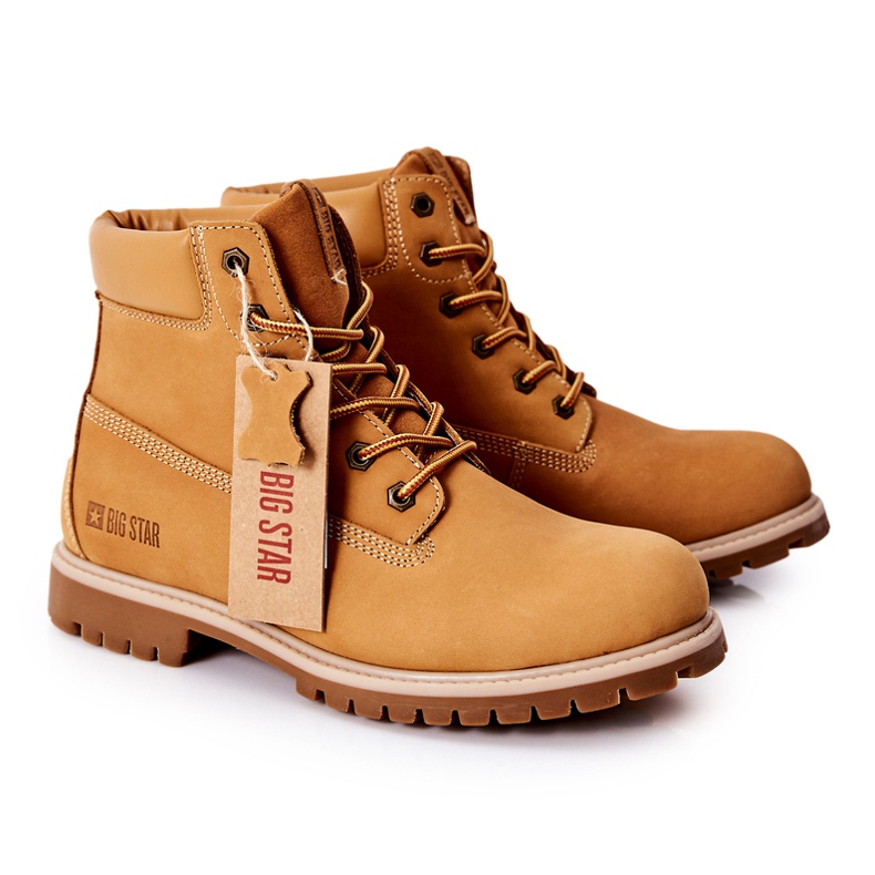 Stivali in pelle Trappers Big Star II174264 Camel marrone 1