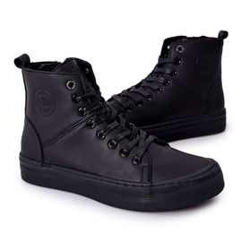 Sneakers alte da uomo Big Star II174048 Nere nero 2