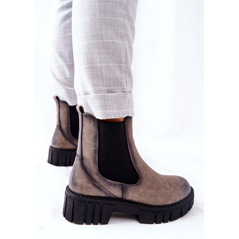 Stivali Workers Warm Trapers Sergio Leone TR761 Grigio 1