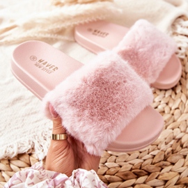 PH1 Pantofole A Forma Di Gomma Con Pelliccia Emmie Rosa 1