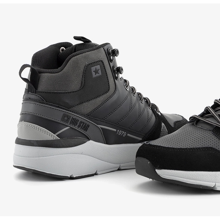 Sneakers da uomo Big Star nere nero 1