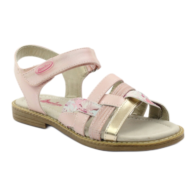 American Club Sandali gladiatore oro rosa d'oro 1