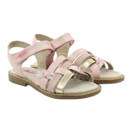 American Club Sandali gladiatore oro rosa d'oro 4