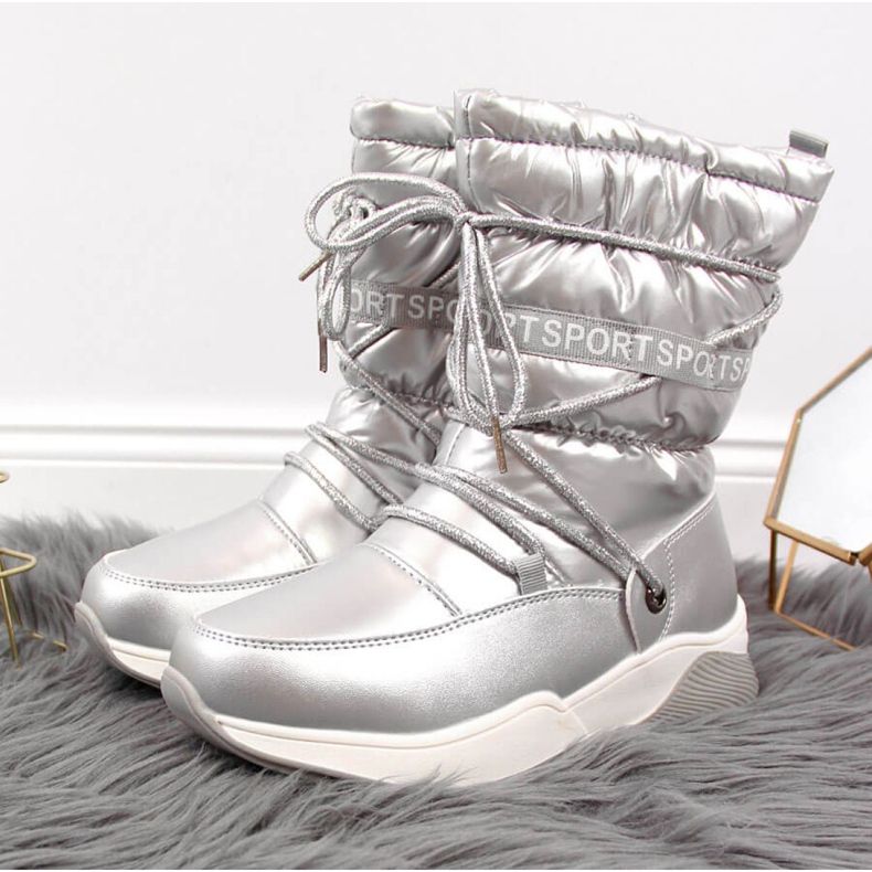 Doposci impermeabili Jr EVE324B argento bianco 1