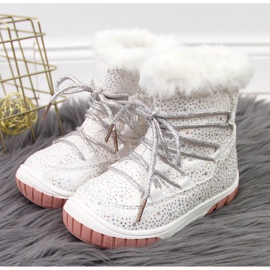 Stivali termici Jr EVE325C bianco bianca 1