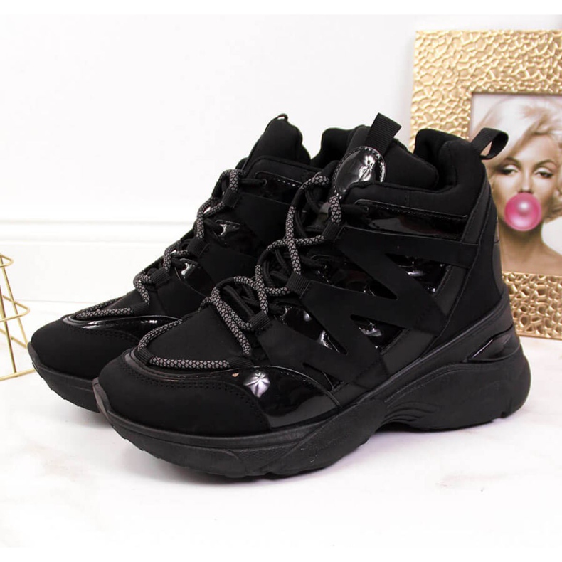 Sneakers con zeppa Potocki W WOL37 nere nero 1