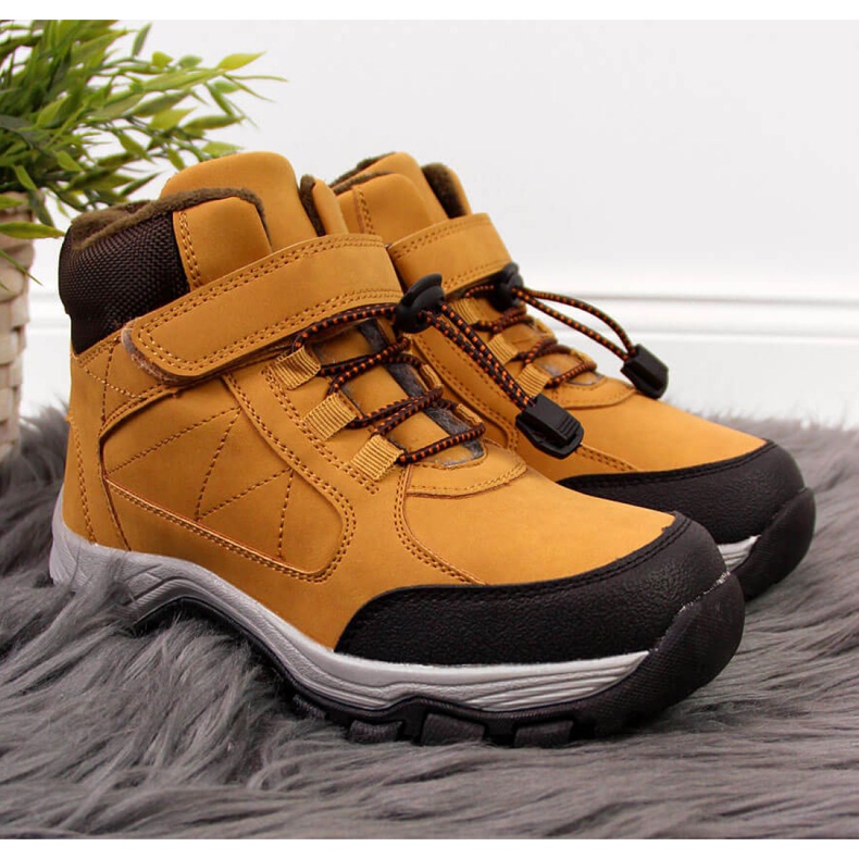Scarpe da trekking isolanti Jr EVE321B cammello bianco marrone 1
