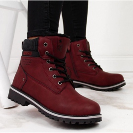 Scarpe da trekking isolate Novità W EVE317B bordeaux chiaretto 1