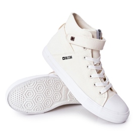Sneakers Alta Big Star FF174140 Bianco ecru 1