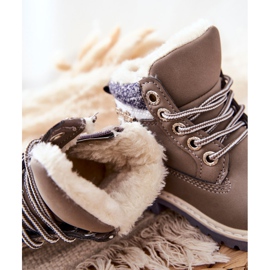 PH1 Caldi Trappers Per Bambini Con Pelliccia Grey Estee marrone 1