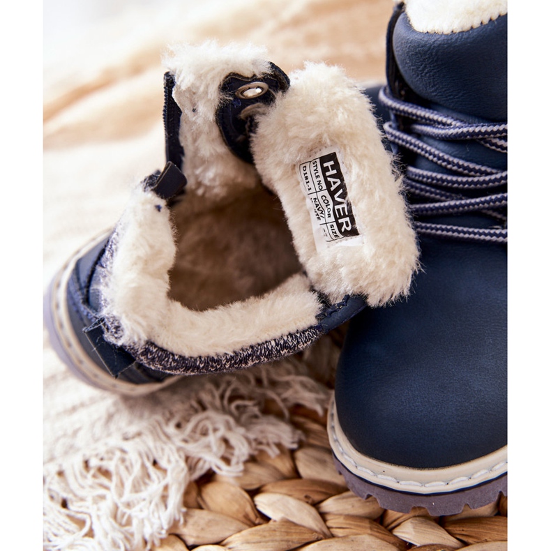PH1 Trappers Warm Bambini Con Pelliccia Navy Blue Estee blu navy 1