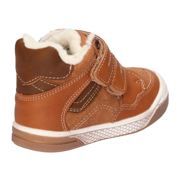 Stivali Sportowe con Velcro American Club XD17 / 21 Camel marrone giallo 4