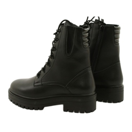 Stivali Pelle Sergio Leone TR756 Allacciato Nero 2