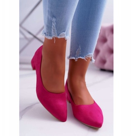 PS1 Décolleté Classiche Donna Scamosciato Fucsia Rheya rosa 3