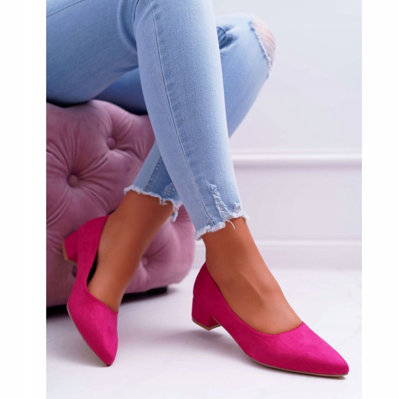 PS1 Décolleté Classiche Donna Scamosciato Fucsia Rheya rosa 5