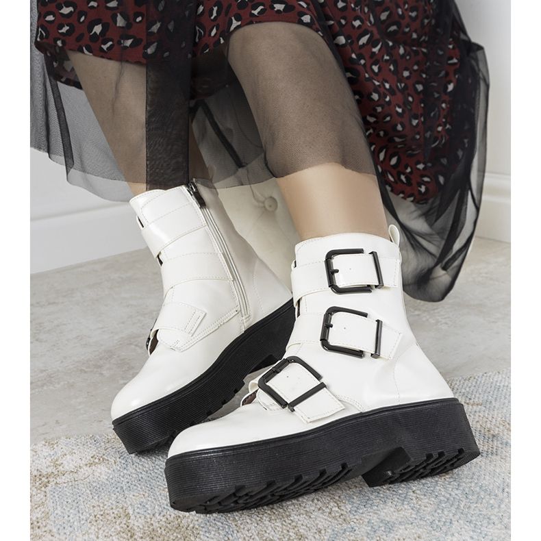 Stivaletti Austin bianchi bianco 1