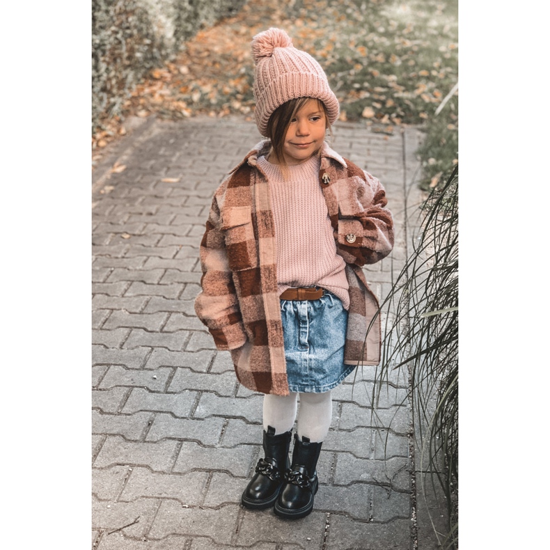 FR1 Stivali per bambini Warm Black Hinea Chain nero 2