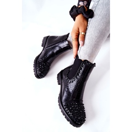 Stivali Monah Jodhpur Neri Con Jet nero 2
