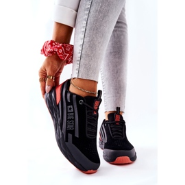 Scarpe Sportive in Pelle Big Star II274460 Nere nero rosso 1