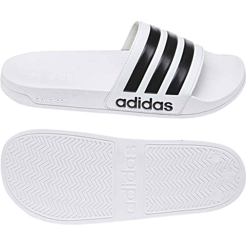 Ciabatte Adidas Adilette Shower bianche AQ1702 bianco 3