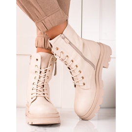 Sixth Sense Stivali beige Trapper in ecopelle 1
