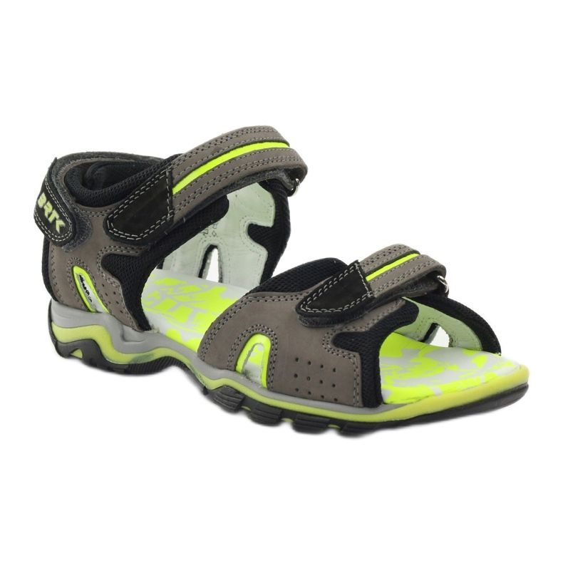 Sandali grigi e verdi di Bartek per bambino verde grigio nero 1