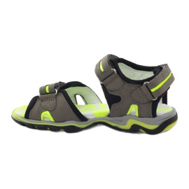 Sandali grigi e verdi di Bartek per bambino verde grigio nero 2