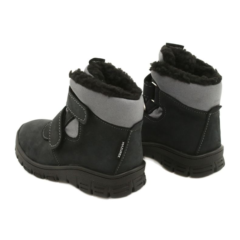 Stivali stivali con membrana Mazurek 1360 Antracite nero grigio 6