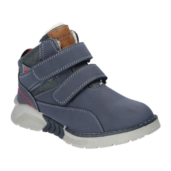 American Club XD18/21 Calde scarpe sportive blu navy con pelliccia 1