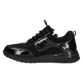 Sneakers in pelle Filippo DP3149/21 BK nere nero 1