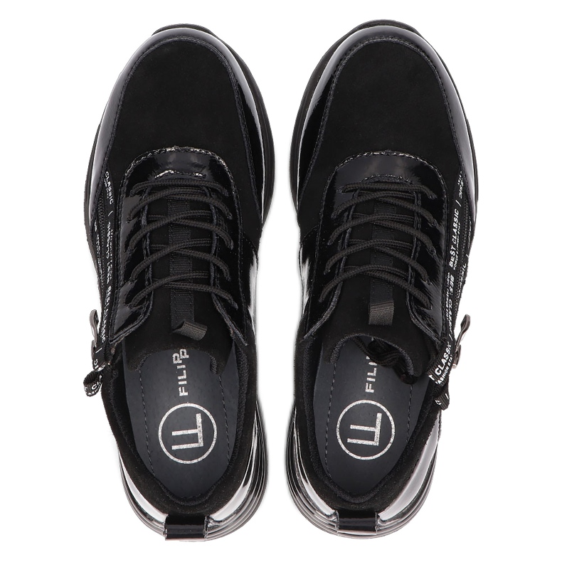 Sneakers in pelle Filippo DP3149/21 BK nere nero 3