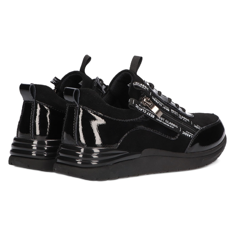 Sneakers in pelle Filippo DP3149/21 BK nere nero 4