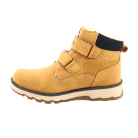 Stivali in legno con velcro Camel News 21DZ20-4307 giallo 2