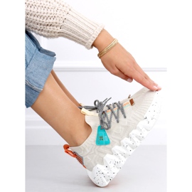 Beige suola alta NB387 Scarpe sportive beige 1