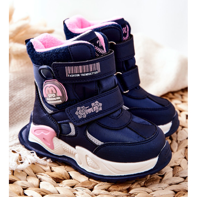 PJ2 Stivali da neve caldi per bambini Stivali Nemi blu navy 1