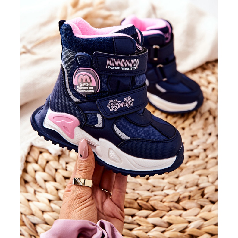 PJ2 Stivali da neve caldi per bambini Stivali Nemi blu navy 2