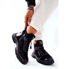 PH1 Scarpe sportive alte in pelle calde Black Merit nero 2