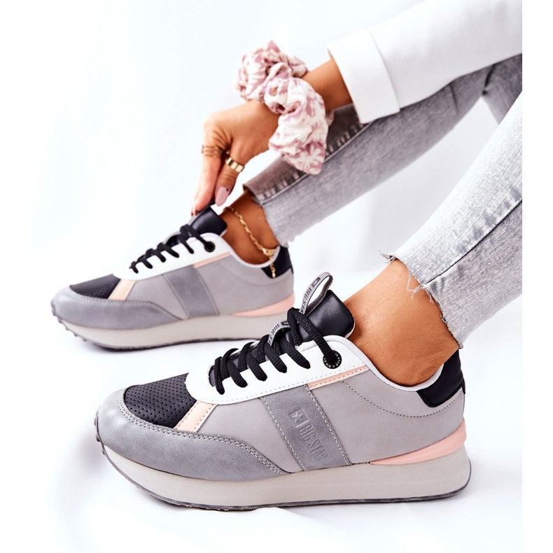 Scarpe Sportive Memory Foam Big Star II274398 Grigio-Nero 2