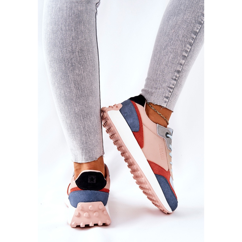 Scarpe Sportive Memory Foam Big Star II274401 Beige-Blu 1